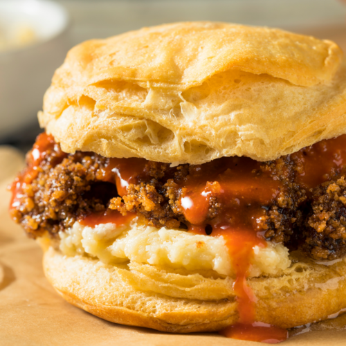 Hot Honey Chicken Air Fryer Hot Honey Chicken Sandwich