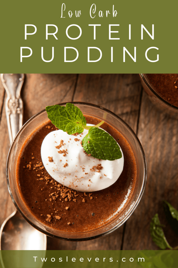 Protein Pudding Pin with text overlay