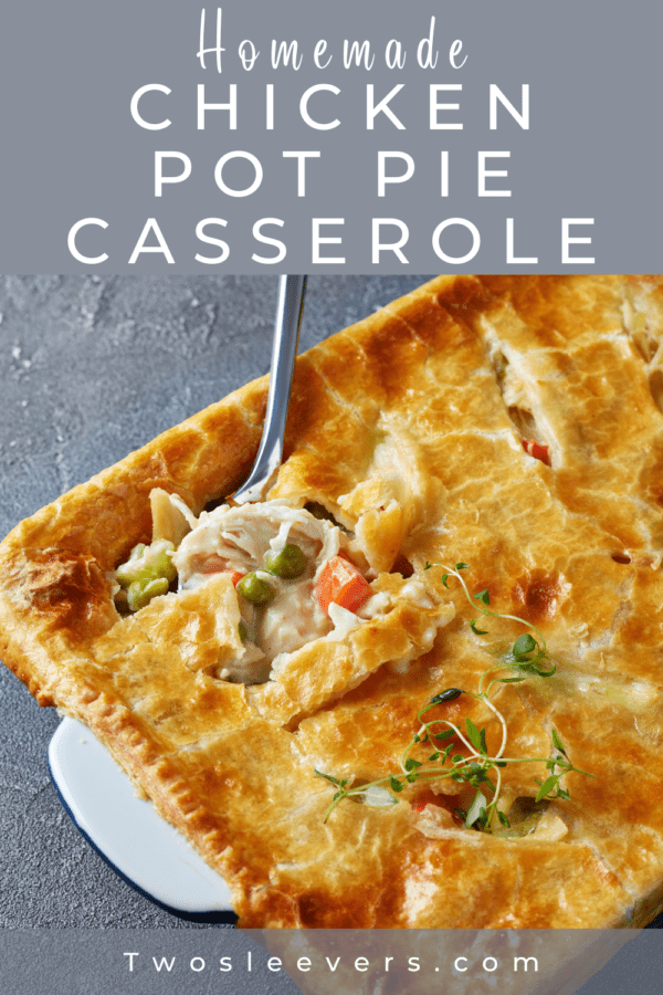 5-Ingredient Chicken Pot Pie Casserole Recipe 