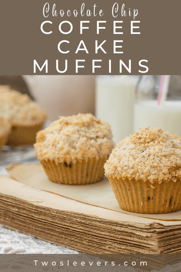 Coffee Cake Muffins Pin with text overlay