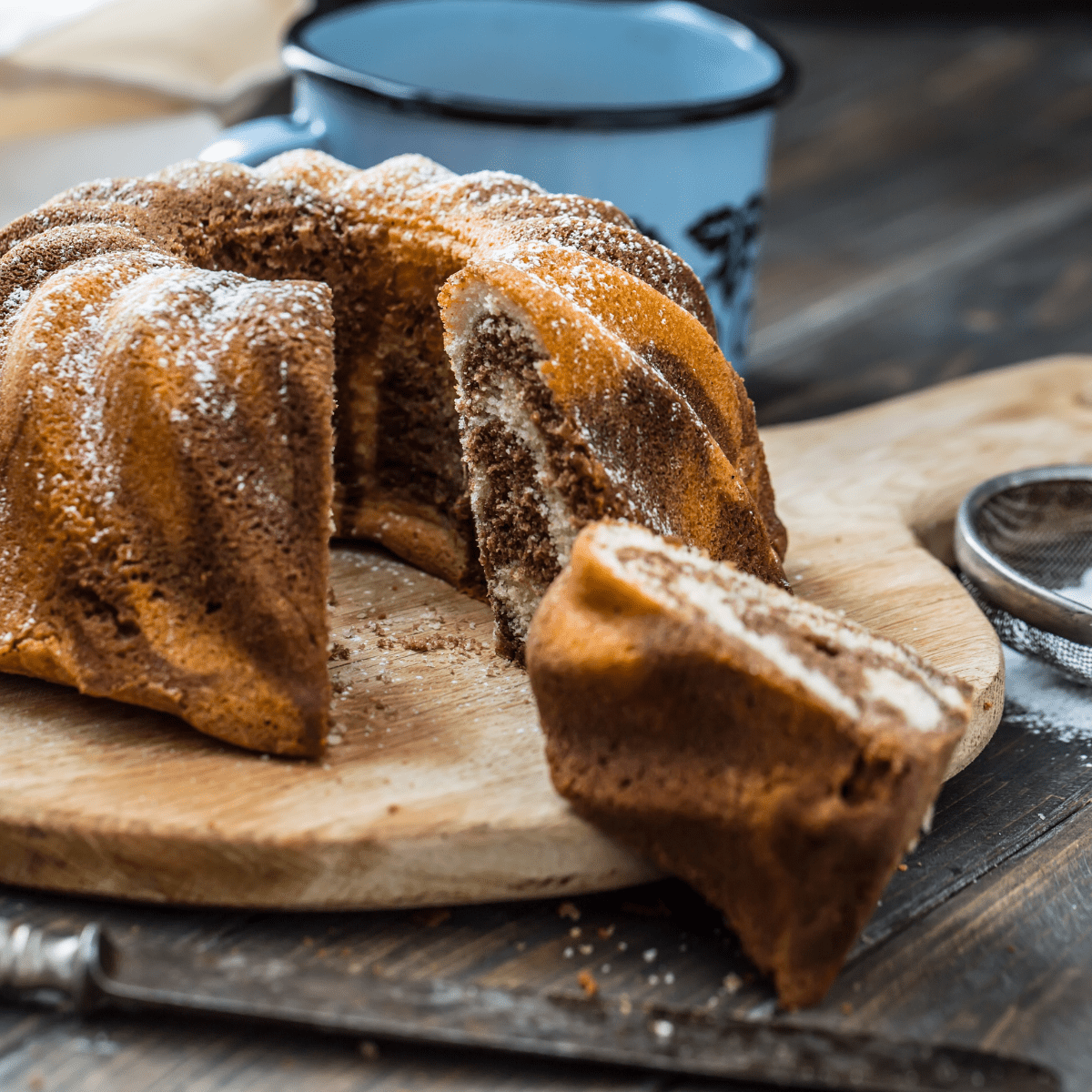 Un marble cake automnal - Elles en parlent