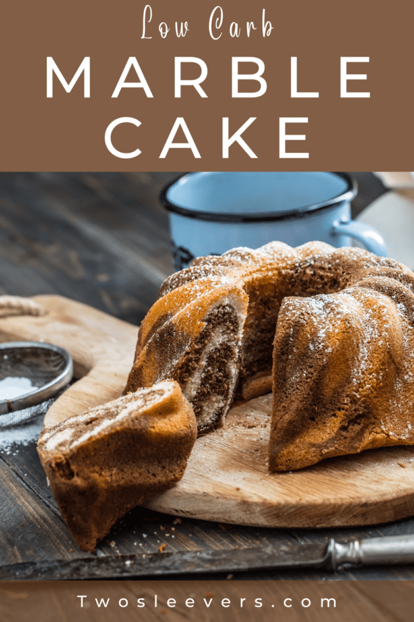 Mocha Marble Loaf Cake with Espresso Glaze