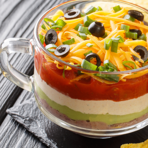 Taco Dip Recipe Creamy Layered Taco Dip Recipe TwoSleevers