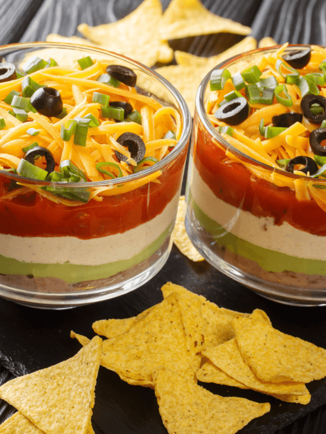Taco Dip Vegetarian Appetizer Recipe TwoSleevers