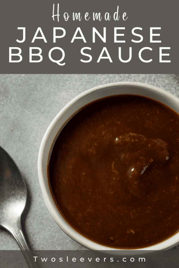 Japanese BBQ Sauce Pin with text overlay