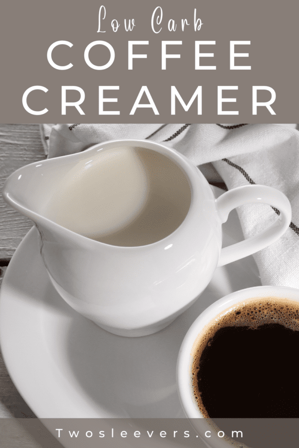 Keto Coffee Creamer Pin with text overlay