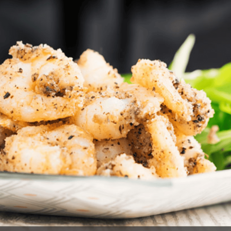 Air Fryer Shrimp on a platter