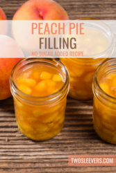 Peach Pie Filling Pin with text overlay