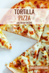 Tortilla Pizza Pin with text overlay