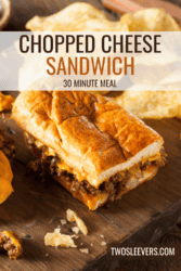 Chopped Cheese | Easy Chopped Cheese Sandwich Recipe