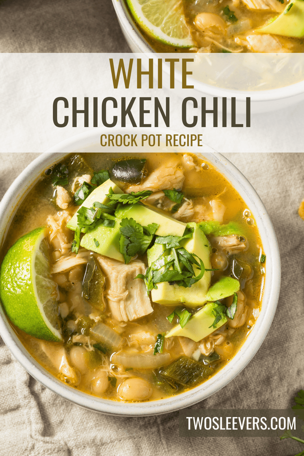 Crock Pot White Chicken Chili | Chicken Chili Crockpot Recipe