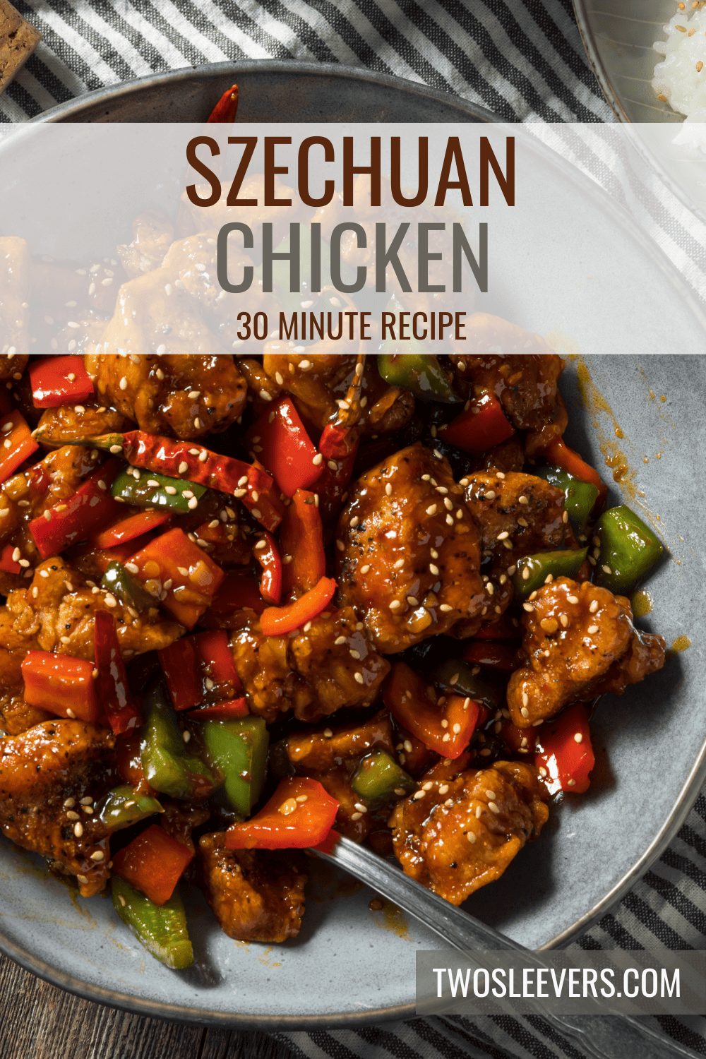 Szechuan Chicken | Hot and Spicy Chicken Recipe - TwoSleevers