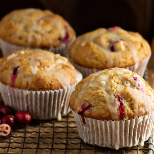 Cranberry Orange Muffins | Low Carb Cranberry Muffin Recipe