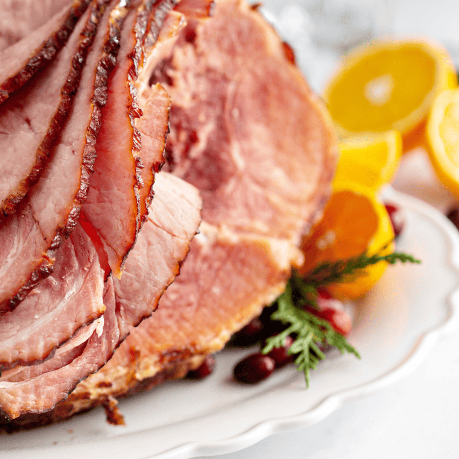 Close Up image of Crock Pot Ham 