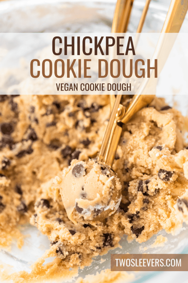 Chickpea Cookie Dough Pin with text overlay