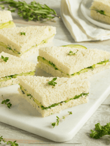 Cucumber Sandwiches | Cucumber Tea Sandwich Recipe