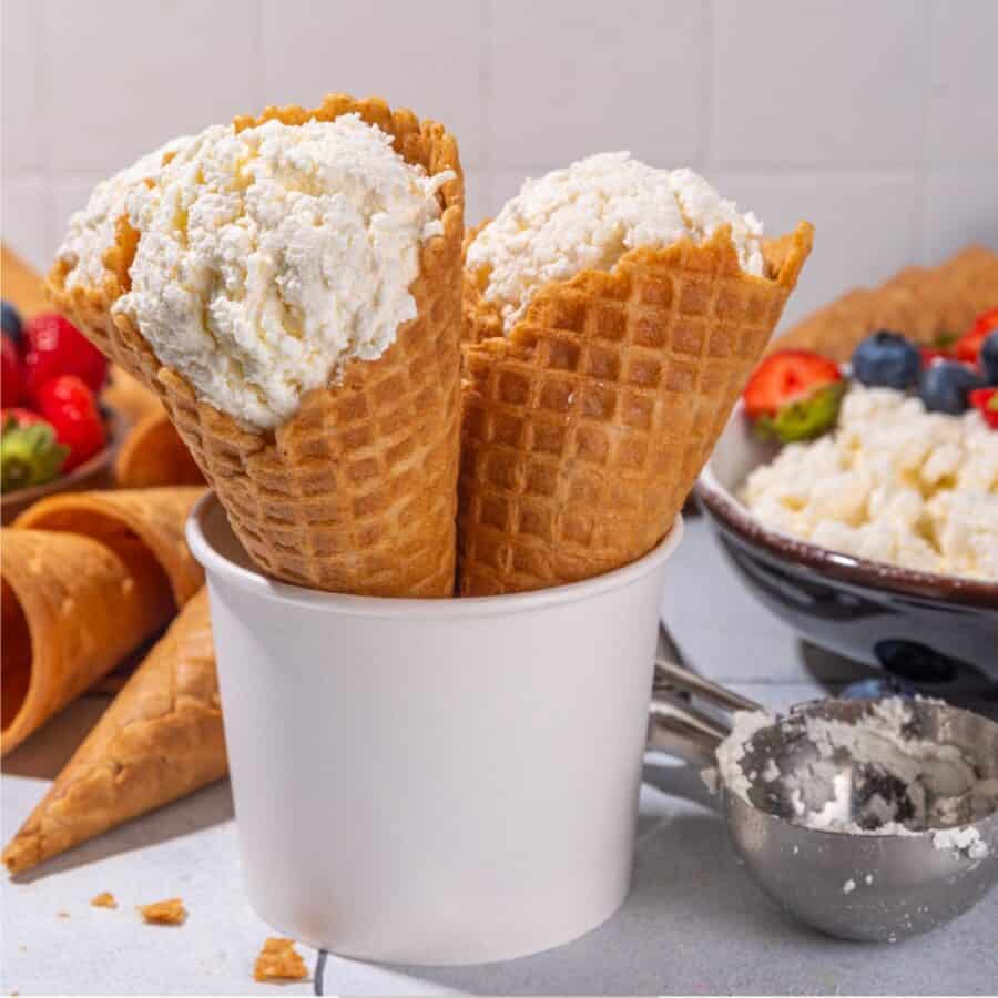 Cottage Cheese Ice Cream Recipe | Protein Ice Cream