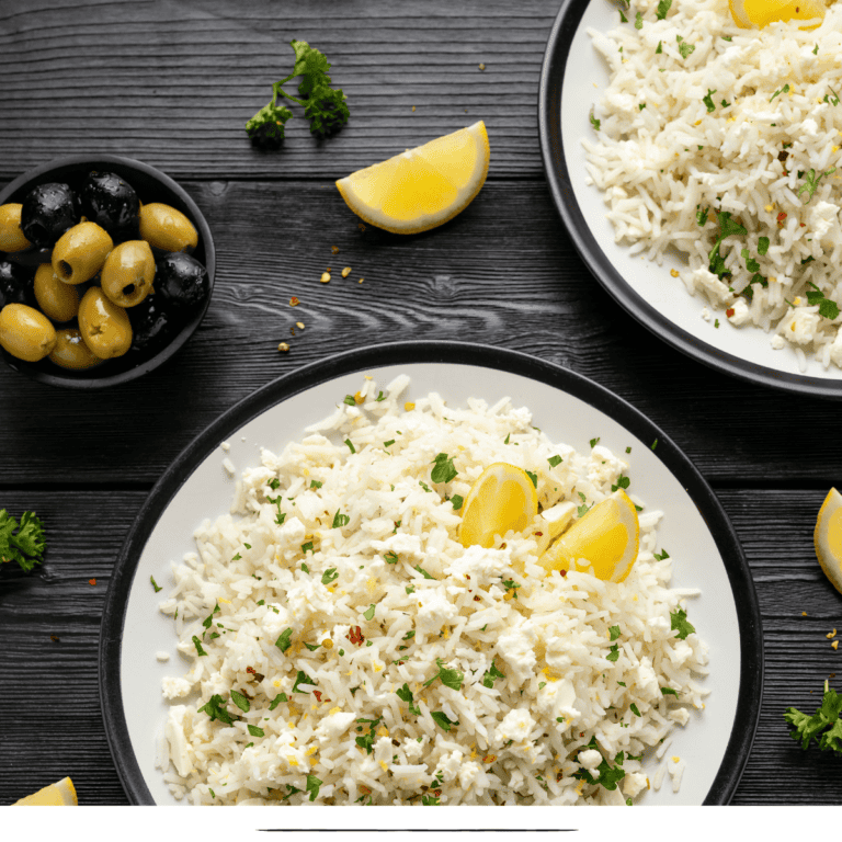 Greek Rice Recipe | Lemon Greek Rice - TwoSleevers