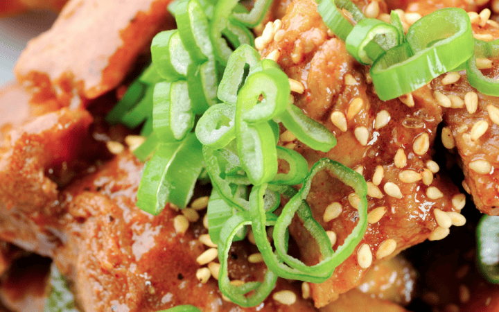 Close up image of Chicken Bulgogi