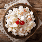 Overhead image of fruit sald with - 8