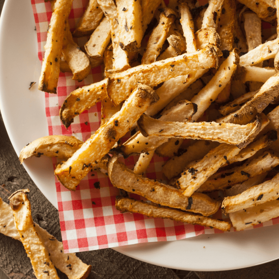 Close up image of Jicama Fries