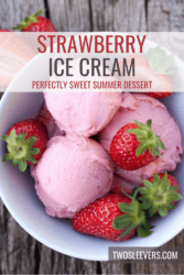 Strawberry Ice Cream Pin with text overlay