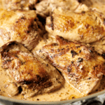 Close up image of Creamy Cajun Chicken Thighs - 9