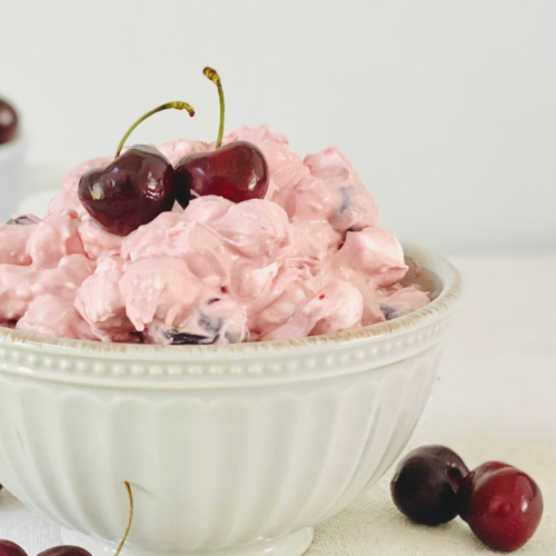 Cherry Fluff Recipe | Easy Cherry Fluff Salad - TwoSleevers