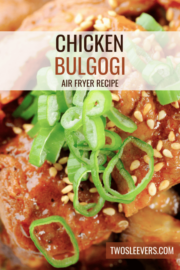 Chicken Bulgogi Pin with text overlay