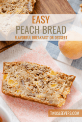 Peach Bread Pin with text overlay