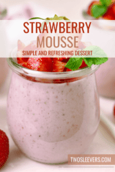 Strawberry Mousse Recipe | Easy Strawberry Dessert