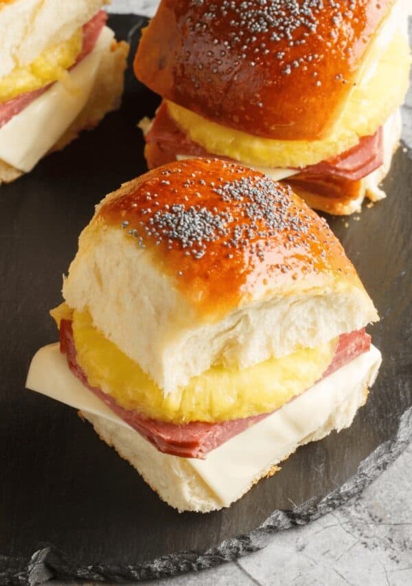 Close up image of Breakfast Sliders