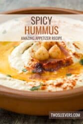 Spicy Hummus Recipe | Spicy Garlic Hummus – TwoSleevers