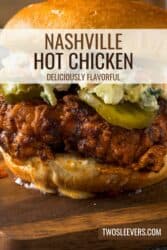 Nashville Hot Chicken Pin with text overlay