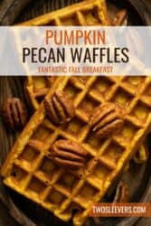 Pumpkin Pecan Waffles | Flavorful Fall Favourite Breakfast – TwoSleevers