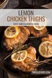 Lemon Rooster Thighs | Baked Lemon Rooster Thigh Recipe – TwoSleevers