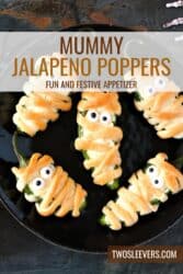 Mummy Jalapeno Poppers | Simple Halloween Appetizer – TwoSleevers