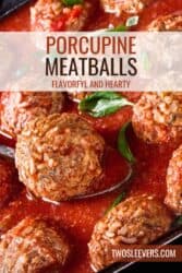 Porcupine Meatballs | Meatballs With Rice Recipe – TwoSleevers