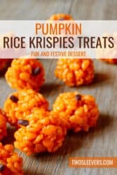 Pumpkin Rice Krispies Treats