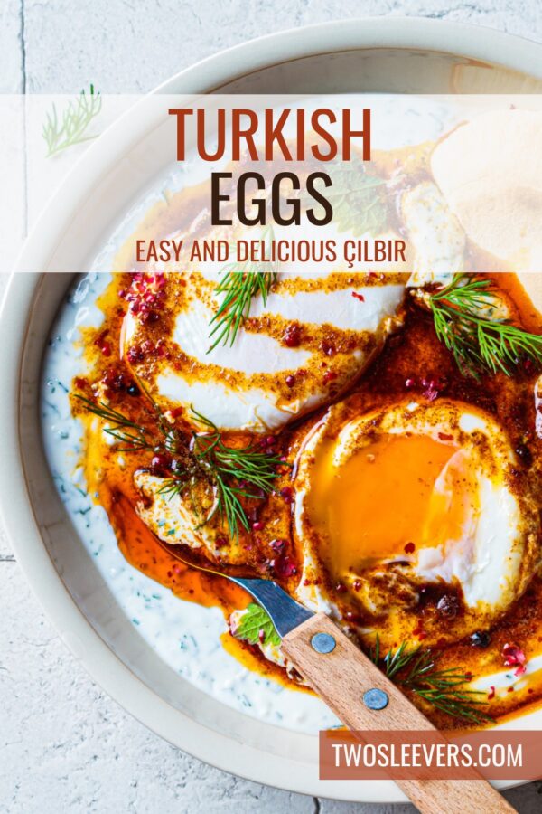 Turkish Eggs Pin with text overlay