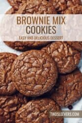 Brownie Combine Cookies | Straightforward Brownie Combine Cookie Recipe – TwoSleevers