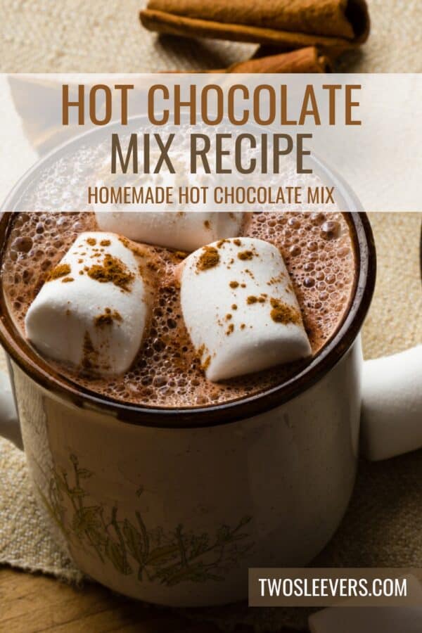 Hot Chocolate Mix Pin with text overlay