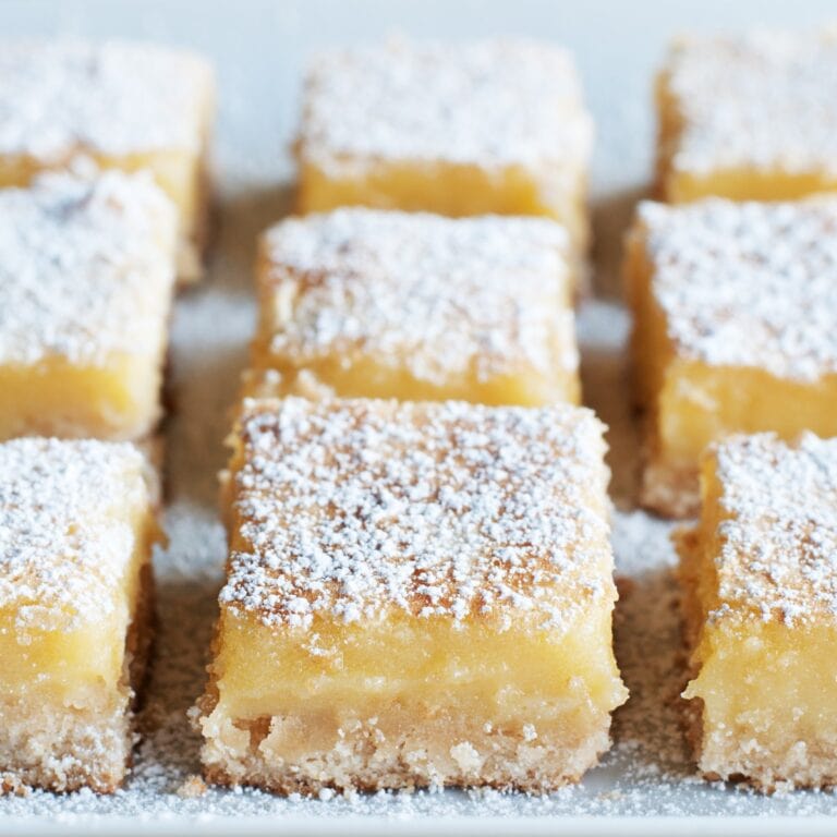 Lemon Squares | Old Fashioned Lemon Square Recipe - TwoSleevers