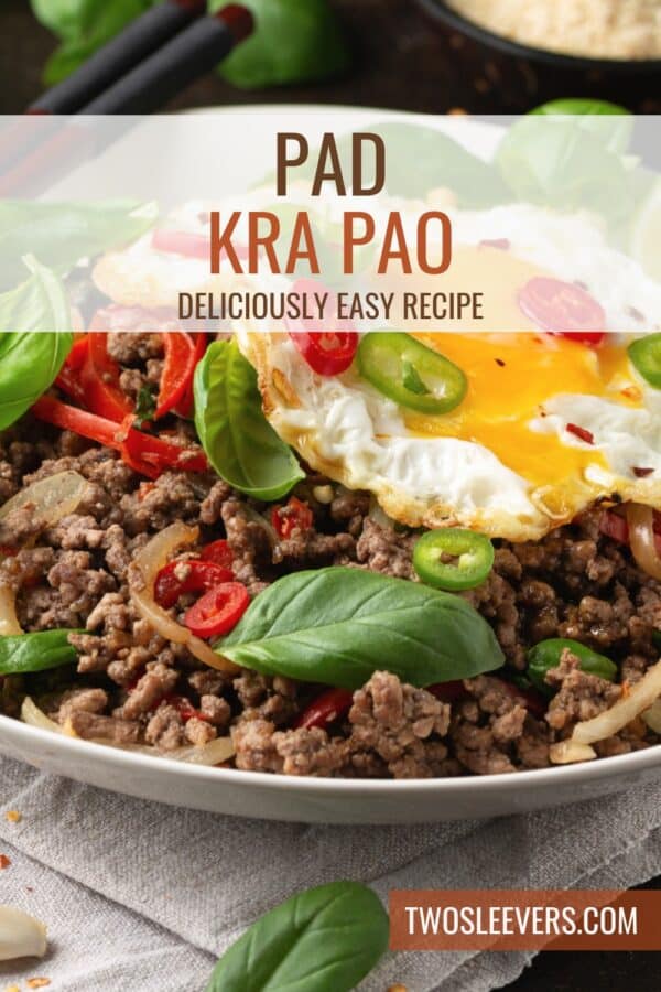 Pad Kra Pao Pin with text overlay