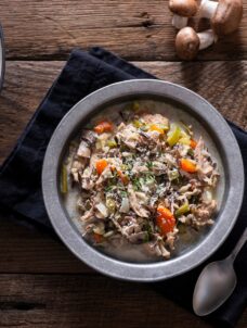 Turkey Wild Rice Soup Recipe | Instant Pot Turkey And Rice Soup