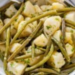 Close up image of Instant Pot Green Beans and Potatoes - 15