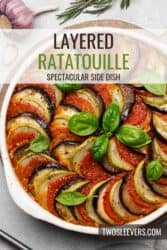 Layered Ratatouille Pin with text overlay