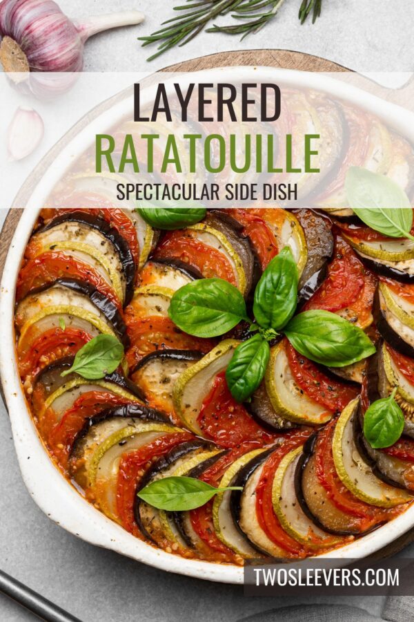 Layered Ratatouille Pin with text overlay