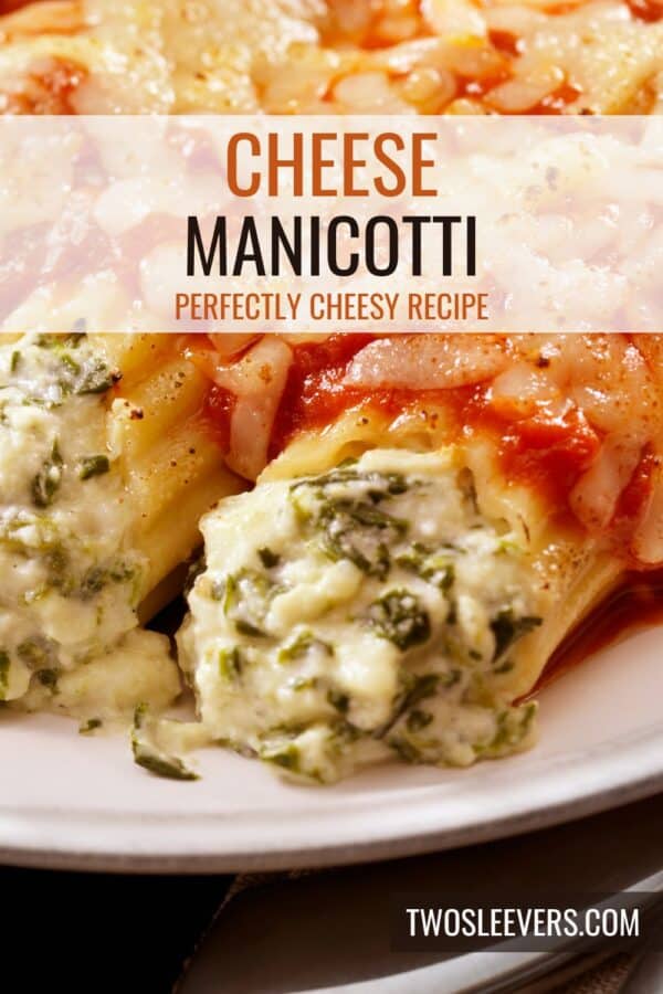 Manicotti Pin with text overlay