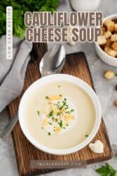 Cauliflower Cheese Soup Recipe | Tacky Cauliflower Soup – TwoSleevers